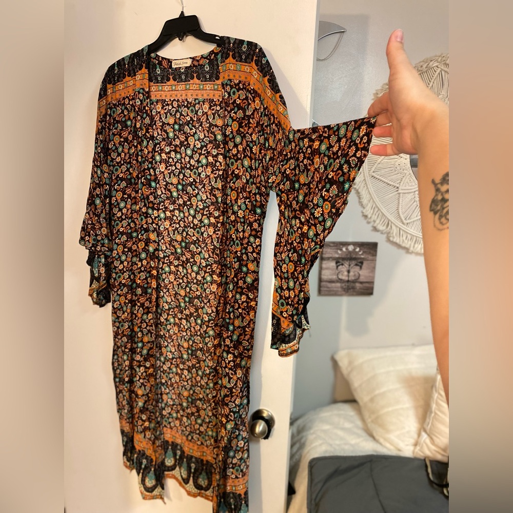 Boho Floral Cover up or dress